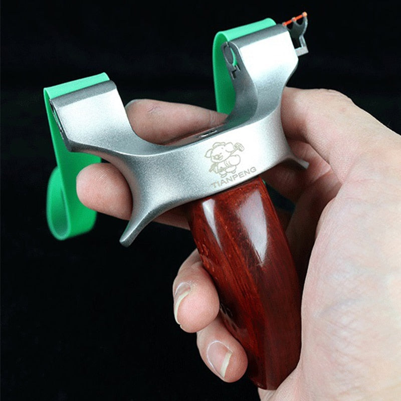 Lance pierre chasse Inox & Bois